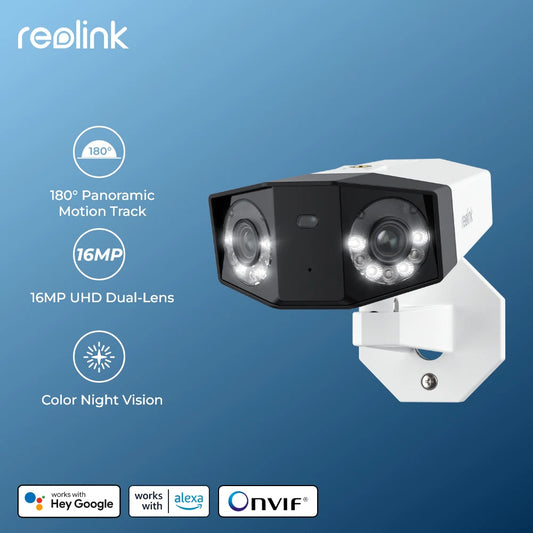 Dual-Lens Security Camera .