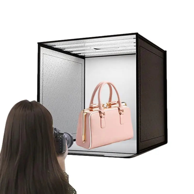 Product Photo Booth Light Box Dimmable Folding Portable Photography.
