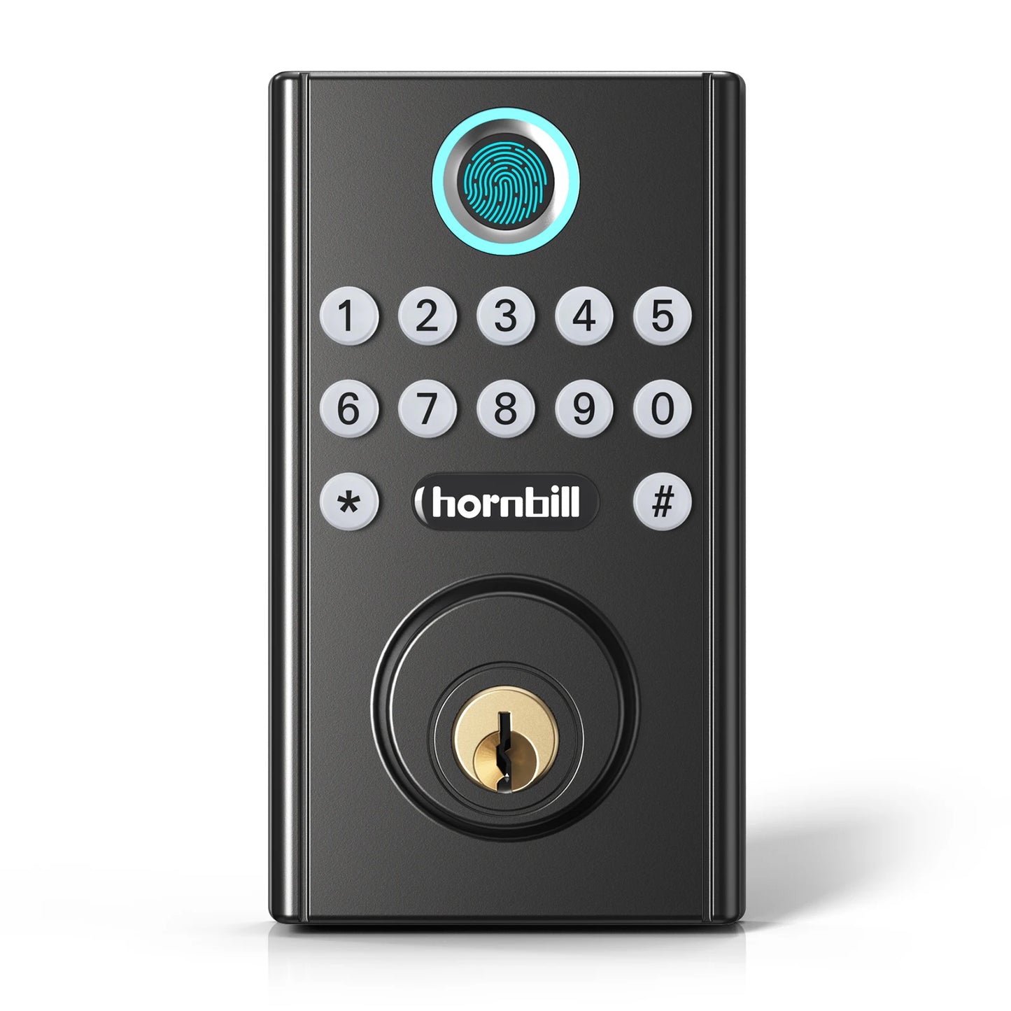 Hornbill Keyless Entry Door Lock Front Biometric .