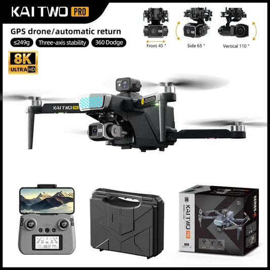 KAI TWO Pro GPS Drone 8K HD Camera.