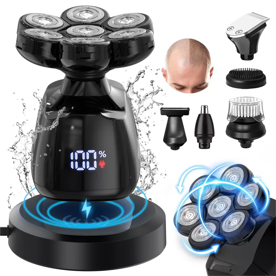 7D Head Shavers for Bald Men Grooming Kit.