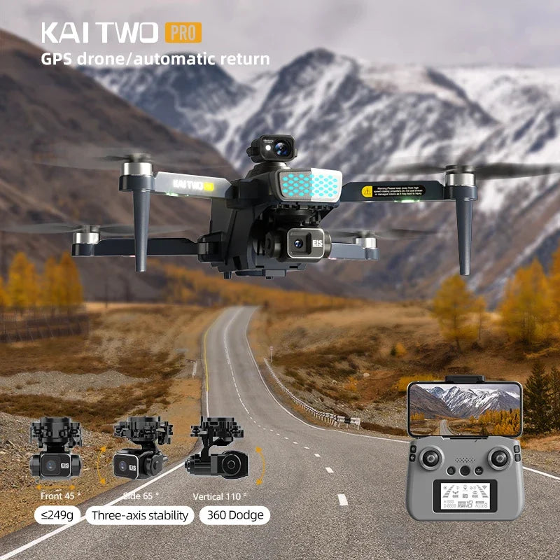 KAI TWO Pro GPS Drone 8K HD Camera.