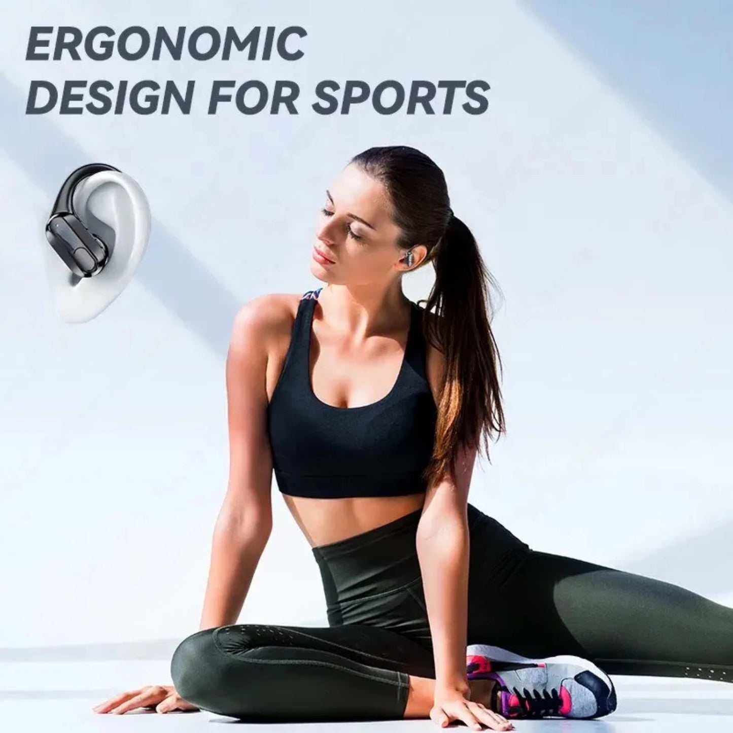 Sports Wireless Headphones with Mics,