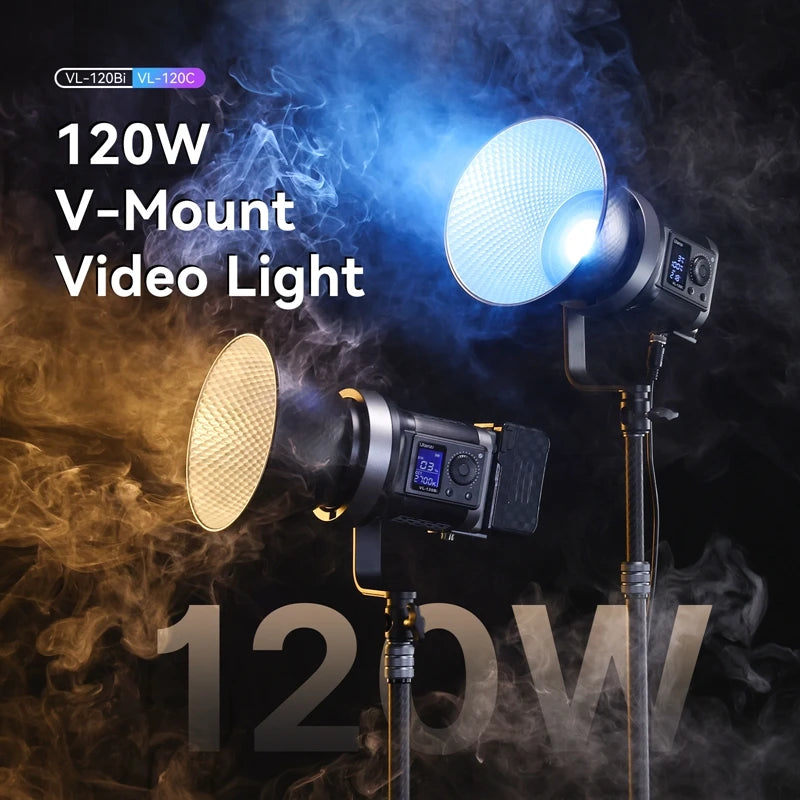 Ulanzi VL-120Bi VL-120C 120W V-Mount Video Light .