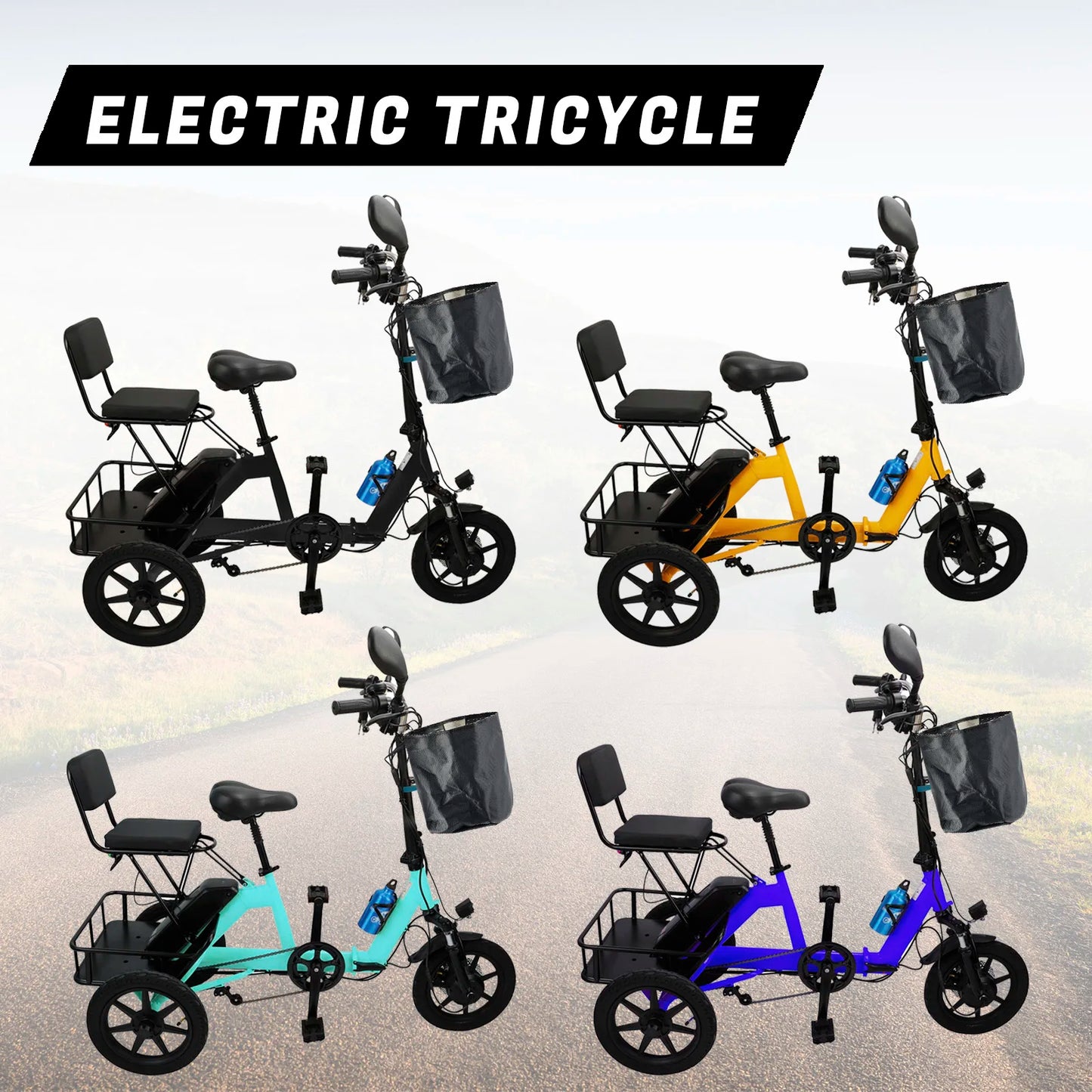 Artudatech Electric Trike for Adults 3 Wheel .