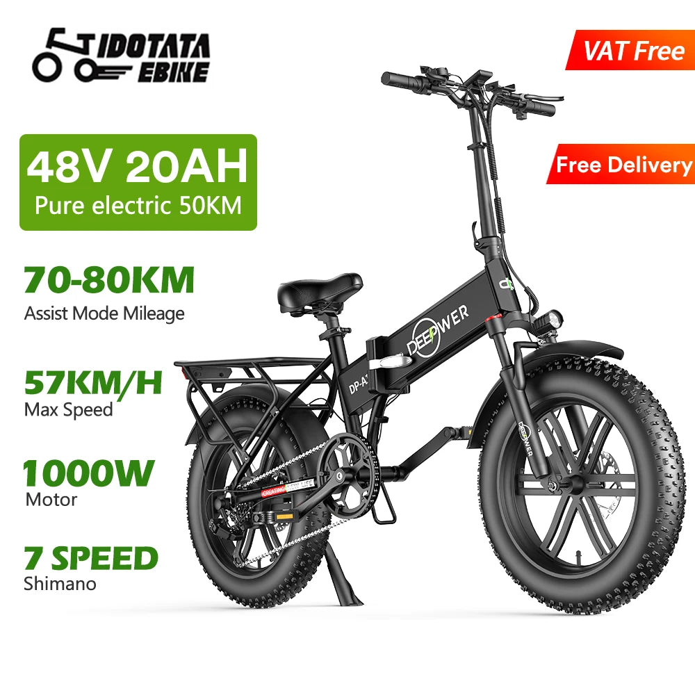 IDOTATA Electric Bike for Adults,