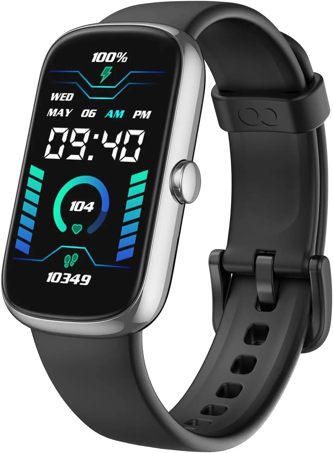 Fitness Tracker with Heart Rate Blood Oxygen .