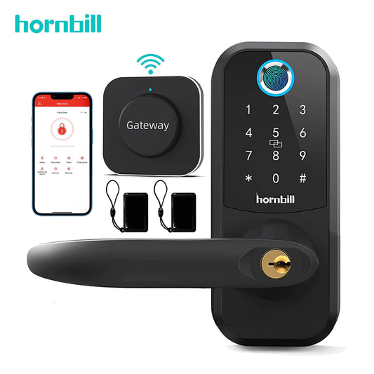 Fingerprint Wifi Smart Door Lock Electronic Remote .