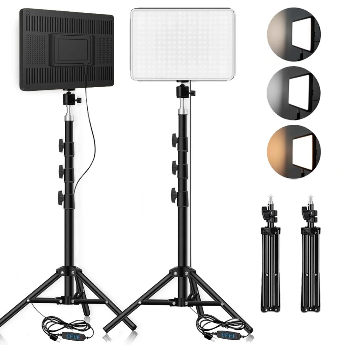 LED Video Lights Conference Photography Lighting Selfie Light .