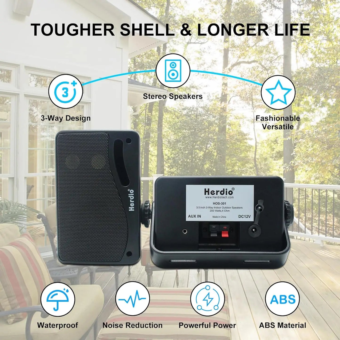 Outdoor Bluetooth Speakers Waterproof .