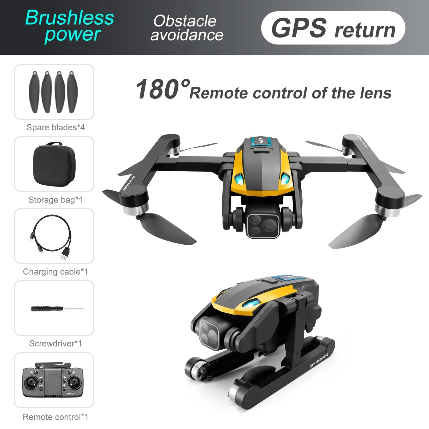 GPS derone Drone 4K Professinal .