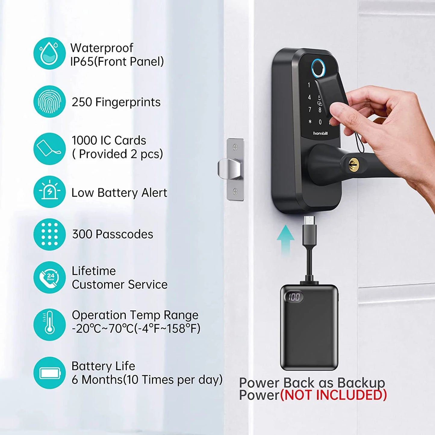 Fingerprint Wifi Smart Door Lock Electronic Remote .