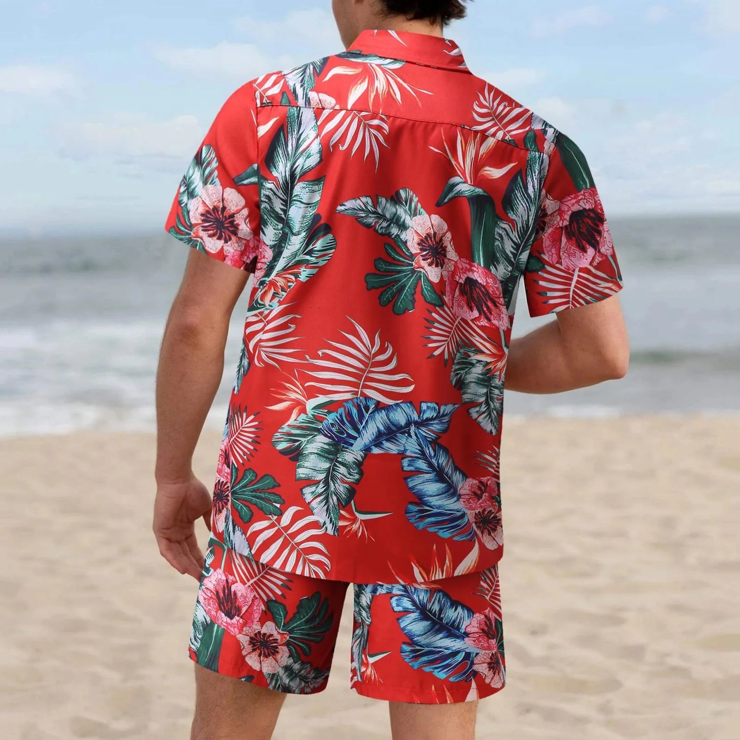 New Men Hawaiian Sets .