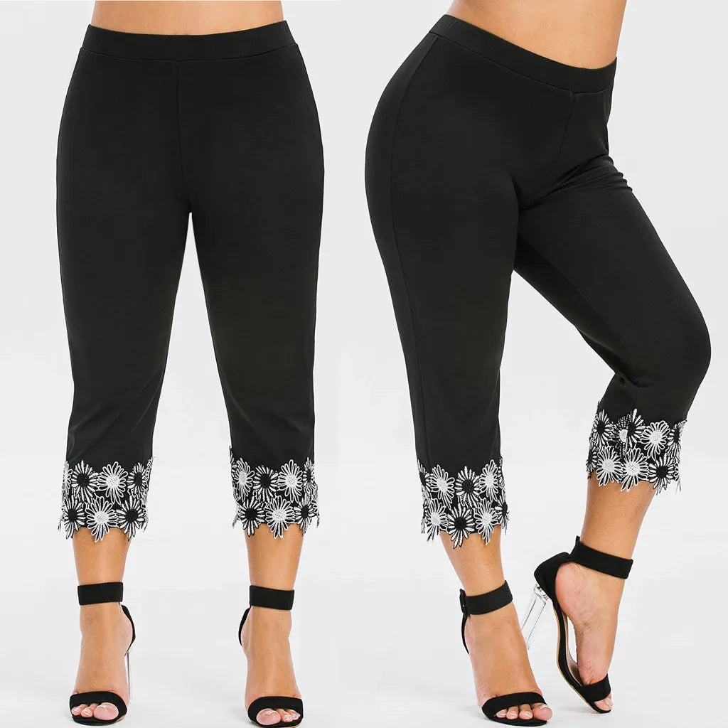 Fashion Women Leggings Casual Trousers .