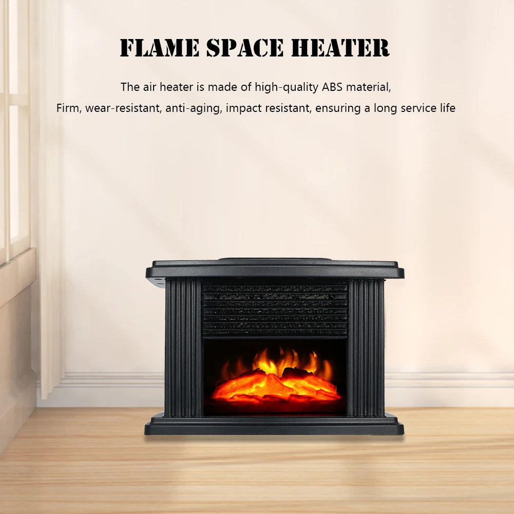 Electric Fireplace Heater with Remote Control 3D Flame Heater PortableLivinRoom Decor.