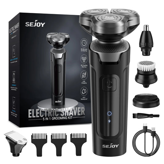 Men 5 in 1 Electric Razor Rechargeable '