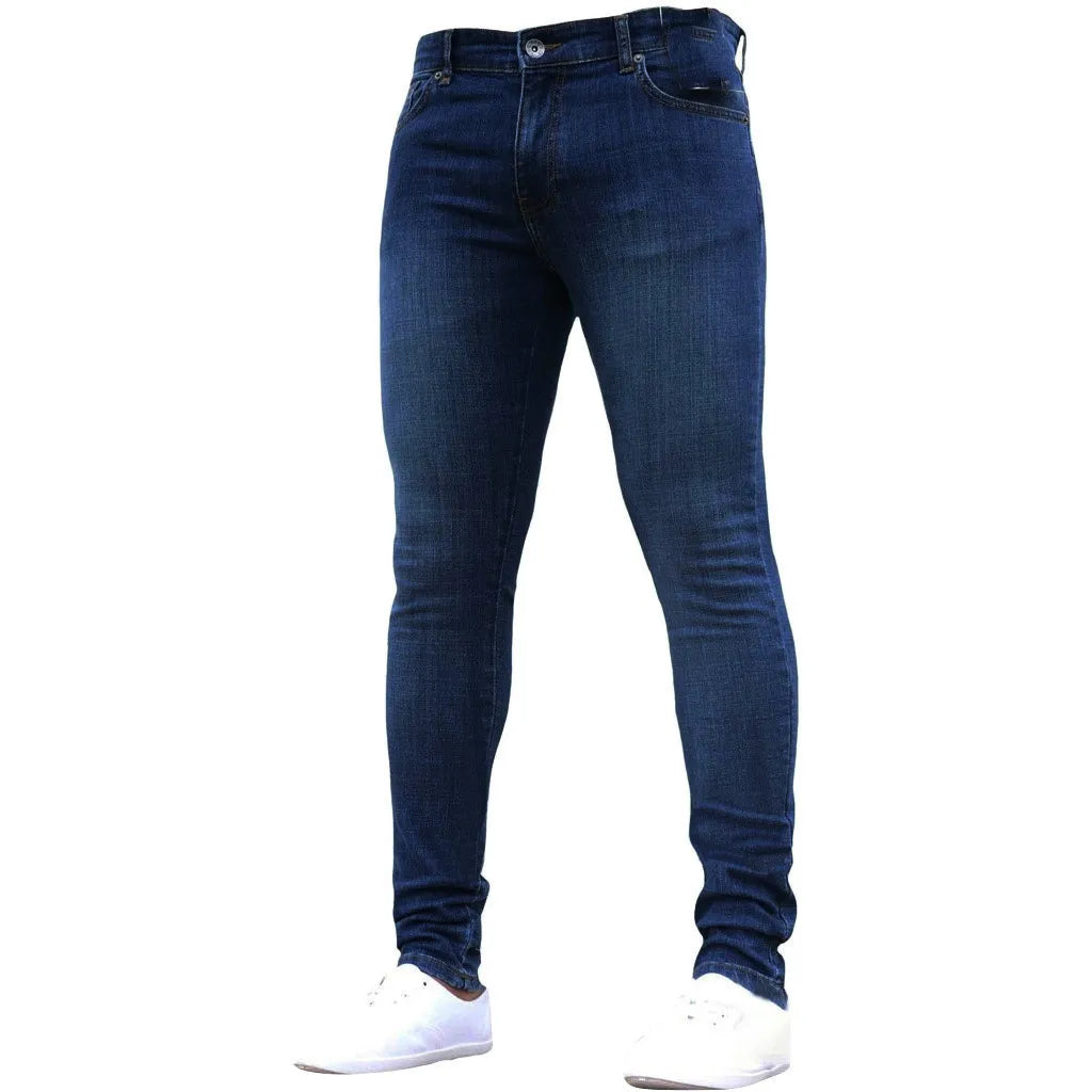 Relaxed Fit Jeans Men's Color Denim Cotton .