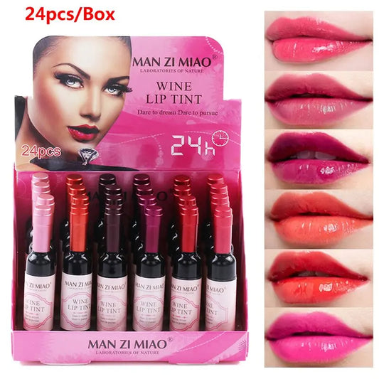 24Pcs/Set Matte Liquid Lipstick .