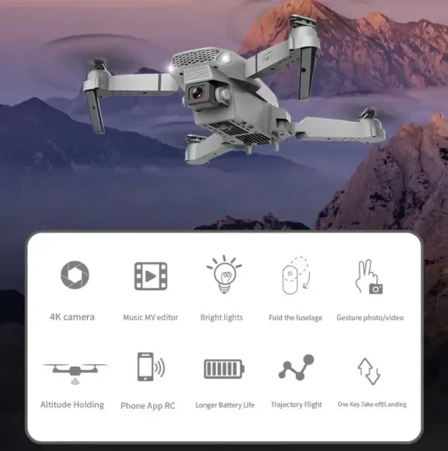 Drone HD 4K Dual Camera 8K Mini WIFI.