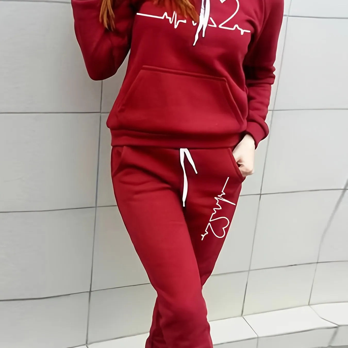 Women Autumn Winter Warm Set .