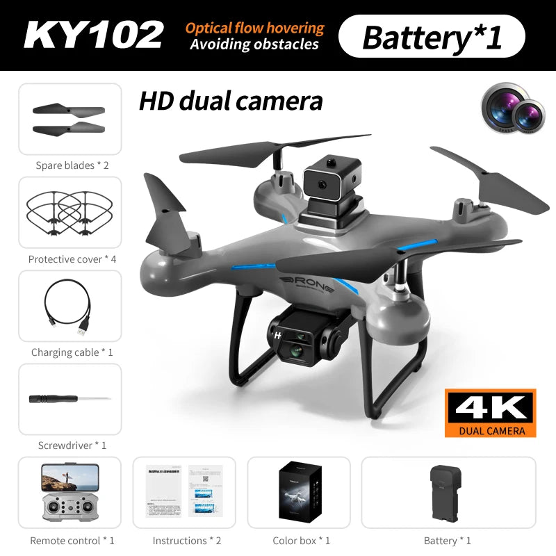 Lenovo KY102 Drone 8K Profesional Dual-camera Aerial .