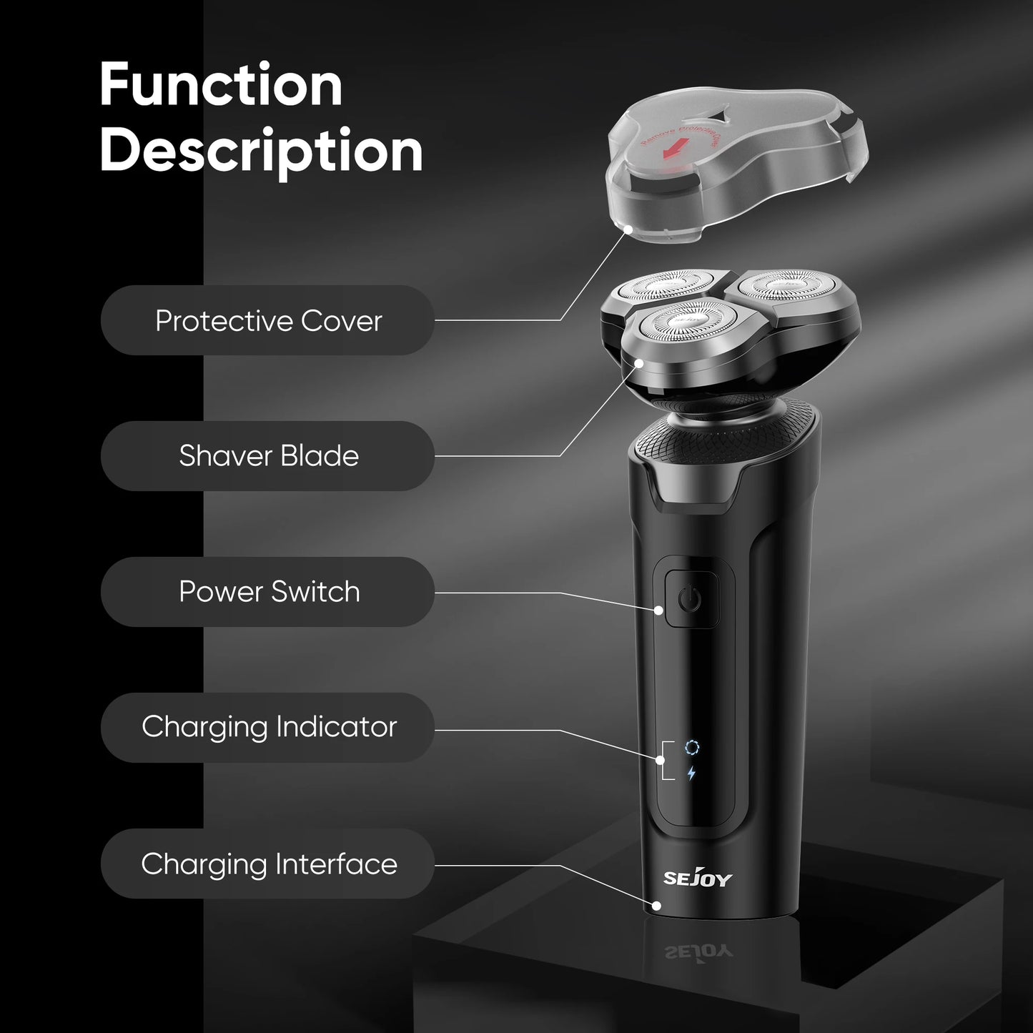 Men 5 in 1 Electric Razor Rechargeable '