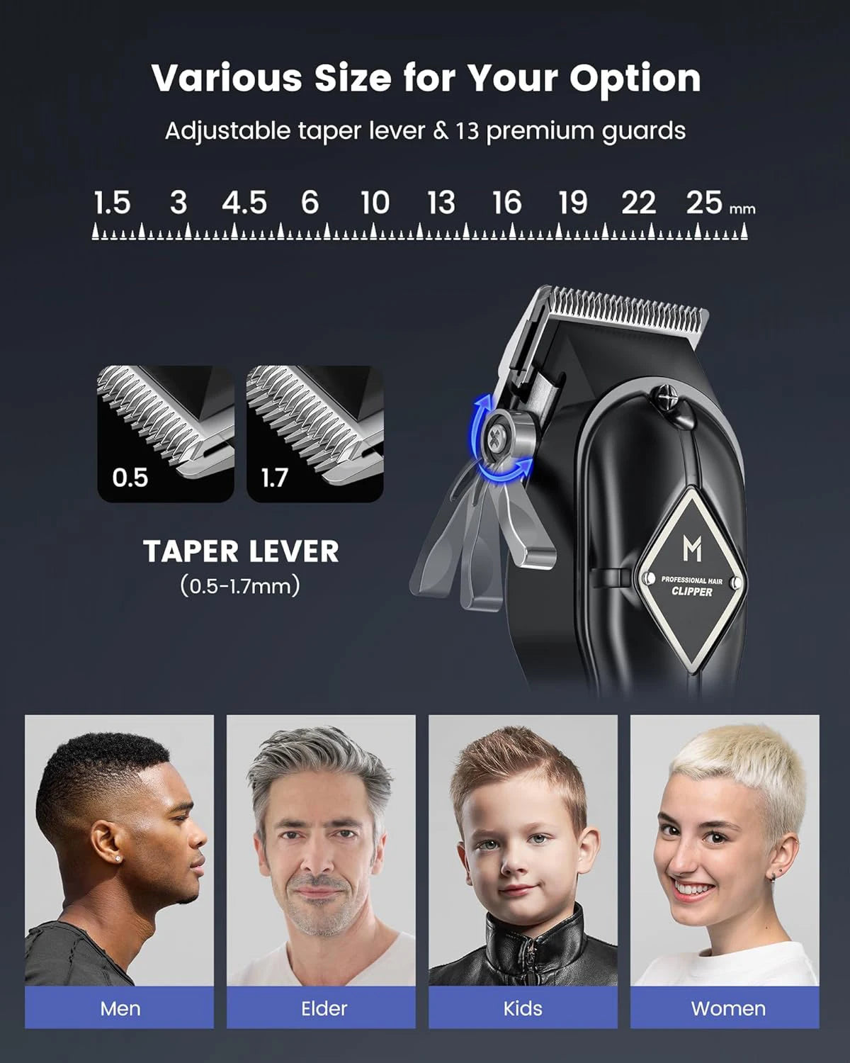 2024New Limural Electric Hair Clipper professional